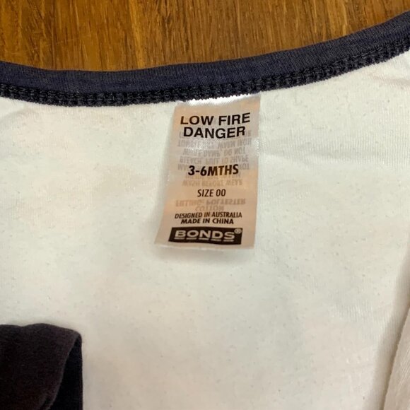 BONDS Australia Padded Sleep Sack Baby 3-6 Mos 00 Wearable Blanket Stars Infant - Picture 5 of 6